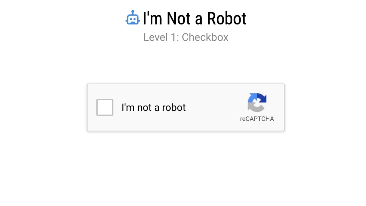 Every I’m Not a Robot level answer and puzzle solution